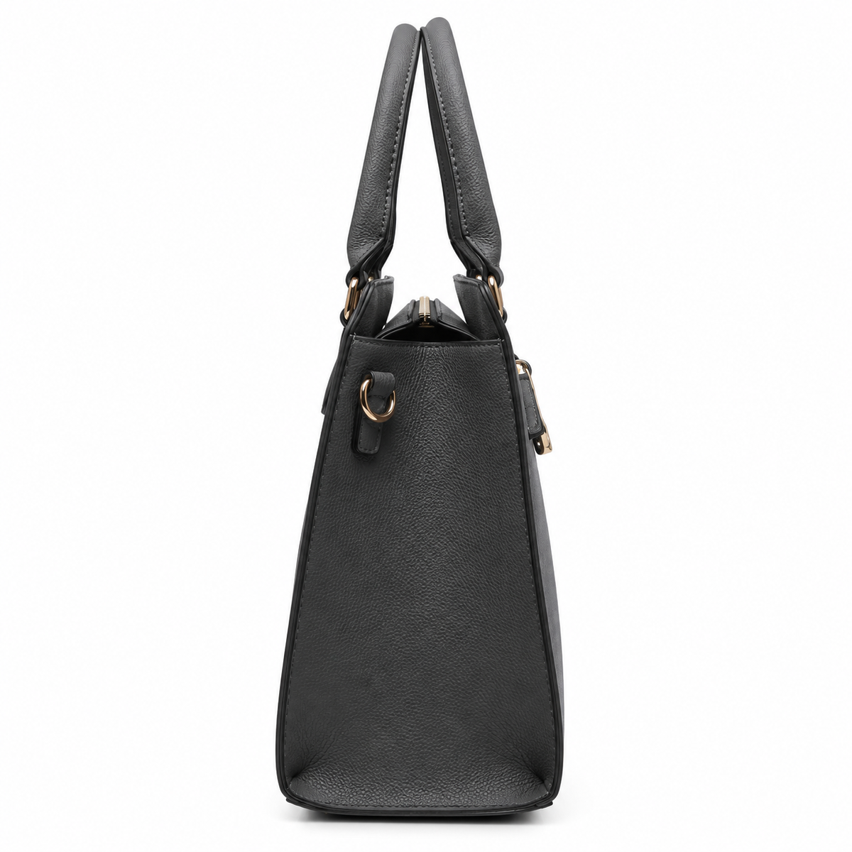 Women's Black Tote Bag with Matching Wristlet